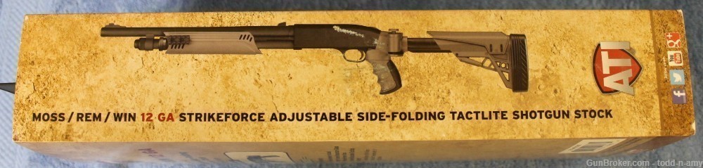 ATI Strikeforce Side-Folding 6-Pos Stock Mossberg/Remington/Winchester GRAY-img-1