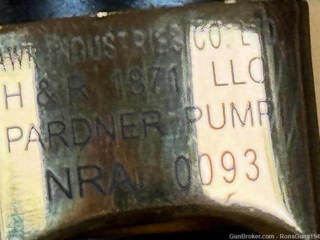 H&R Pardner Pump 12 GA NRA Connecticut Number 0093/100-img-17