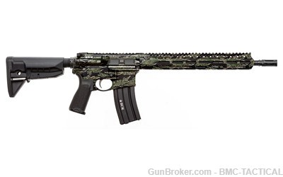 BCM Recce 14 KMR-A Rifle 223/556 16" OAL Jungle Tiger Stripe 30Rd-img-1