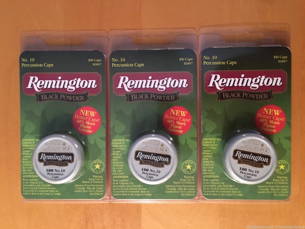 Remington No. 10 Black Powder Percussion Caps-img-0