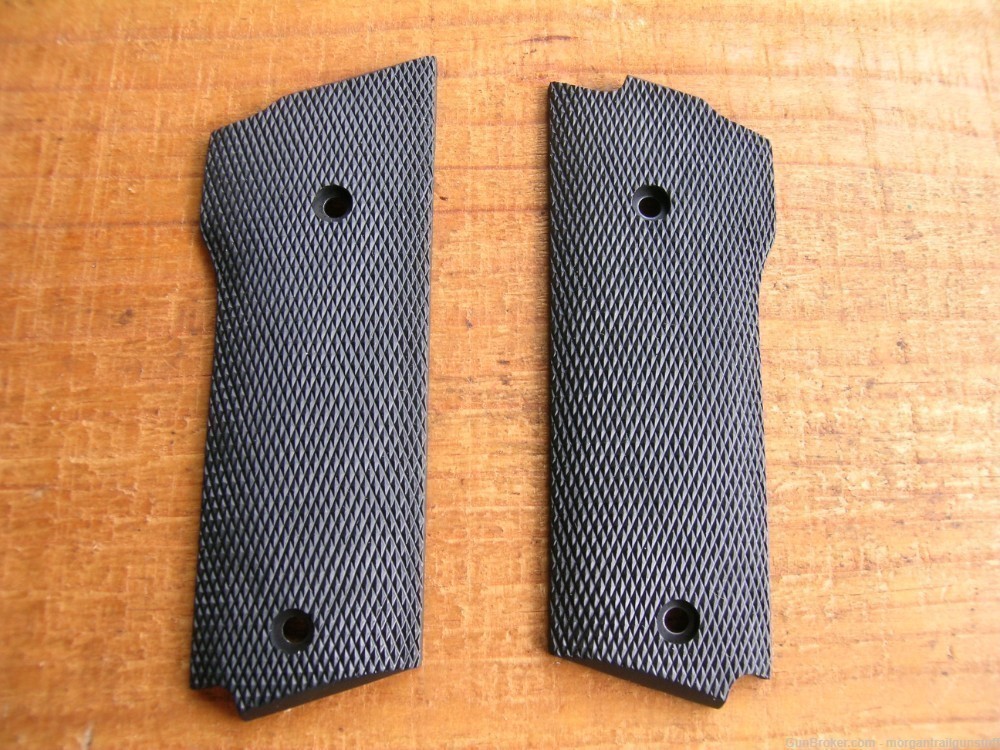 S&W 59 459 659 Checkered Rubber Grips Uncle Mikes Sidekick New-img-0