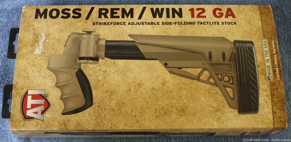 ATI Strikeforce Side-Folding 6-Pos Stock Mossberg/Remington/Winchester FDE-img-0