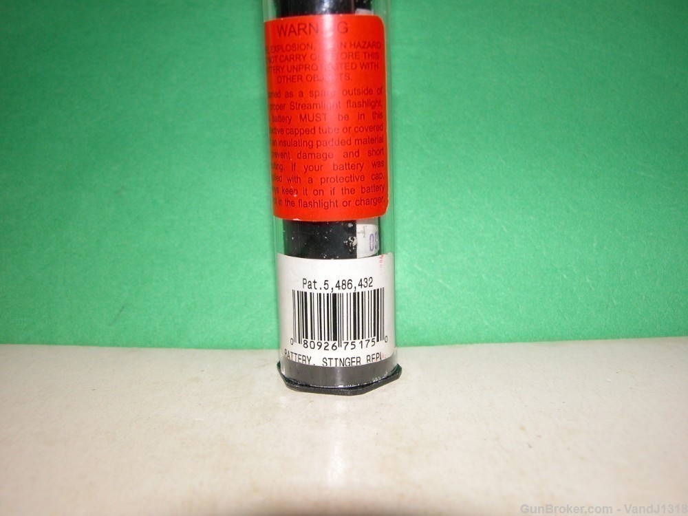 Streamlight Stinger Flashlight Battery Ni-Cd 75175 NOS-img-3