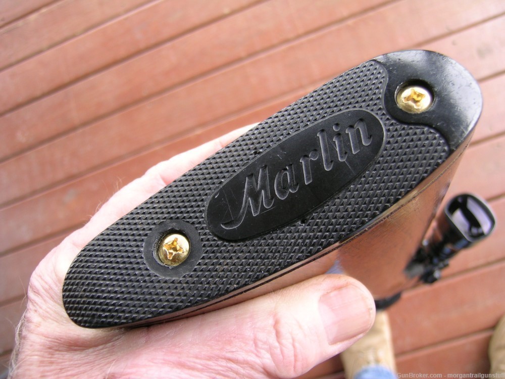 Marlin Model 39A 336 1894 1895 444 Original Brass Buttplate Screws (2) -img-2
