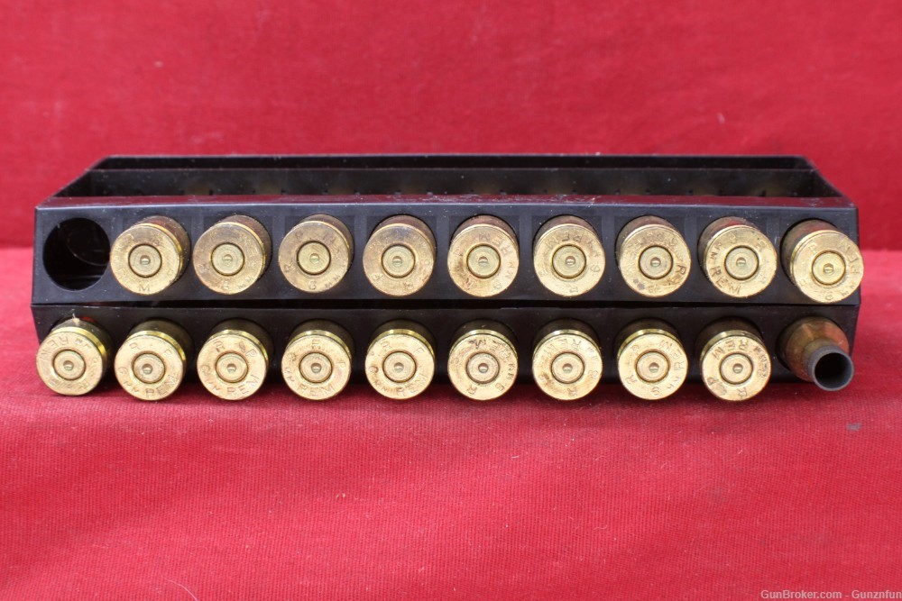 USED 19 PCS 6 MM Remington Brass-img-1