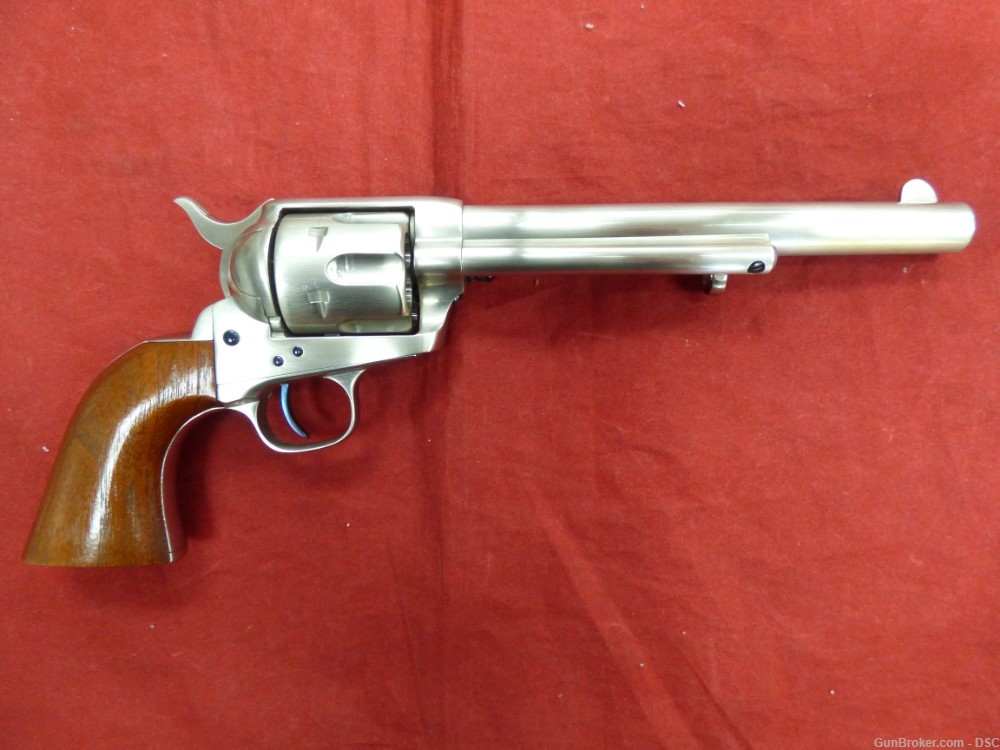 Colt SAA 1st Gen 7.5" Polished Nickel Matched Pair 1880 - .45LC Restored-img-20