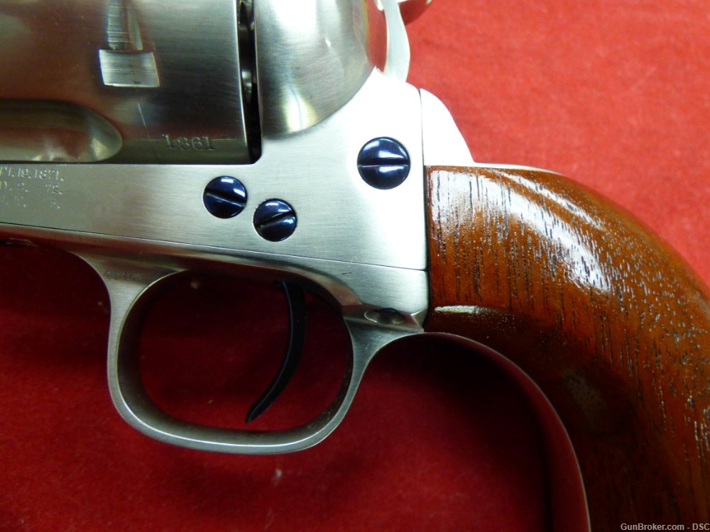 Colt SAA 1st Gen 7.5" Polished Nickel Matched Pair 1880 - .45LC Restored-img-28