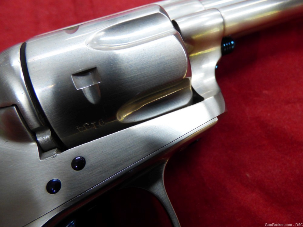 Colt SAA 1st Gen 7.5" Polished Nickel Matched Pair 1880 - .45LC Restored-img-6