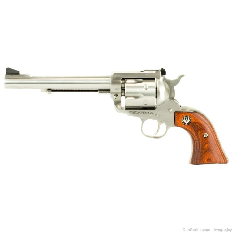 NEW-Ruger New Model Blackhawk .357 Magnum Stainless 6.5" Revolver (0319) !-img-0