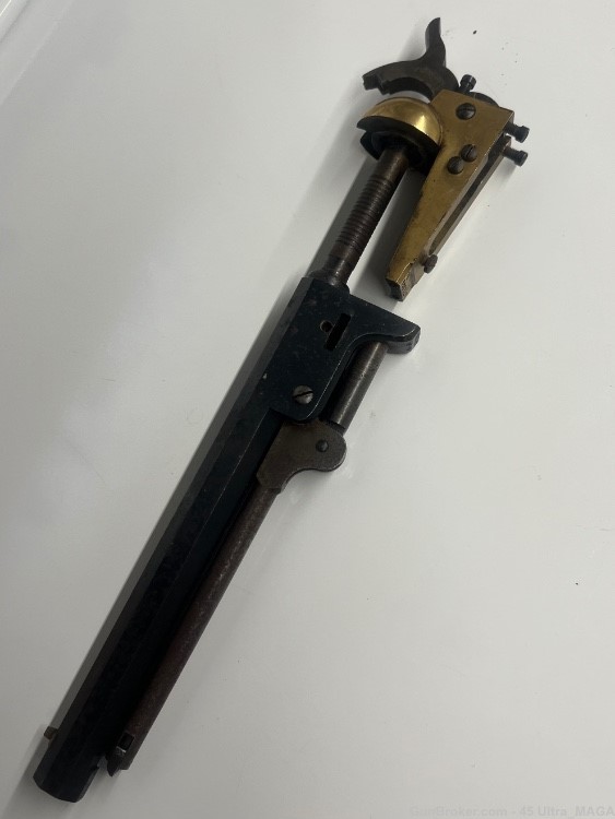 Colt 1861Navy Revolver Frame/Barrel/Hammer/Load Lever CVA ASM Italy 44.cal -img-2