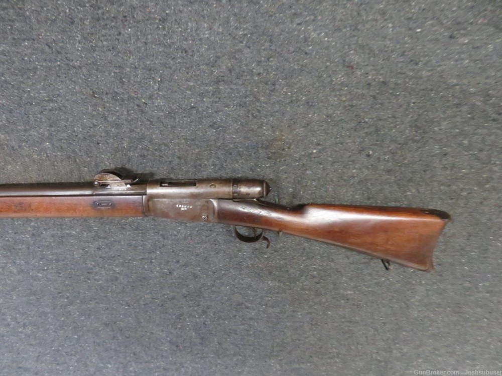 ANTIQUE SWISS MODEL 1878 VETTERLI RIFLE-MATCHING-CONVERTED TO CENTERFIRE-img-5