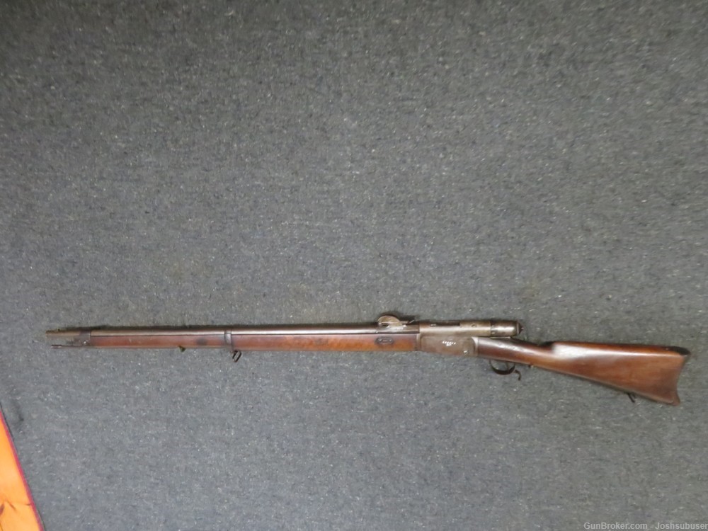 ANTIQUE SWISS MODEL 1878 VETTERLI RIFLE-MATCHING-CONVERTED TO CENTERFIRE-img-3