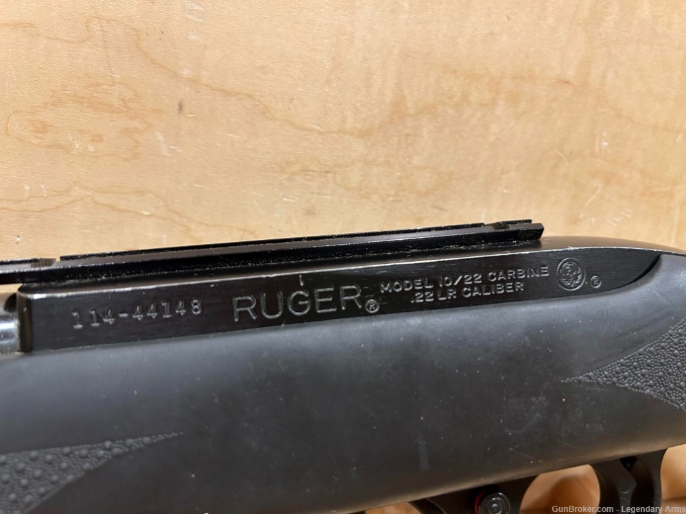 RUGER 10/22 CARBINE 22LR #24421 MIDWAY HEAVY MATCH BARREL HOGUE STOCK-img-14