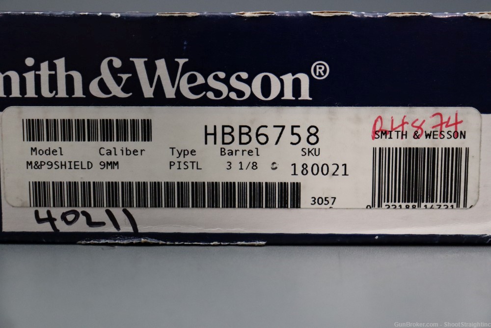 Smith & Wesson M&P9 Shield 9mm 3.1" w/Box-img-17