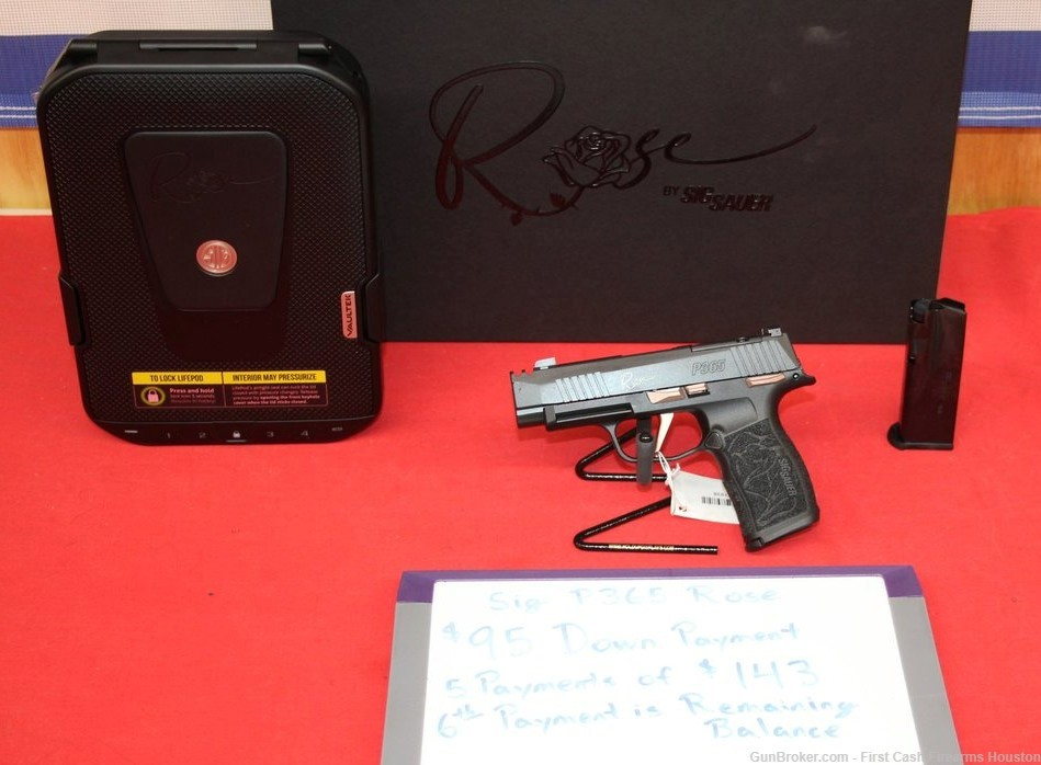 Sig Sauer, P365 Rose XL, 9mm, New, LAYAWAY TODAY-img-0