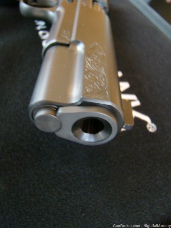 Nighthawk Custom VIP BLACK 9mm 1911 Pistol Mammoth Ivory grips fluted bbl 9-img-15