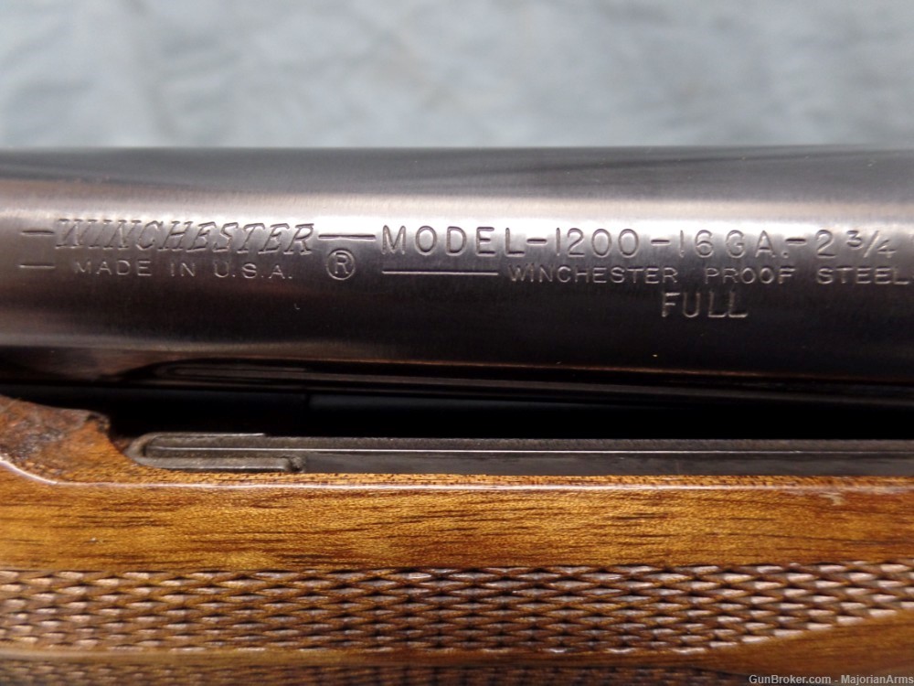 Winchester Model 1200 16 Gauge Pump Action Shotgun 28 Inch Barrel-img-4