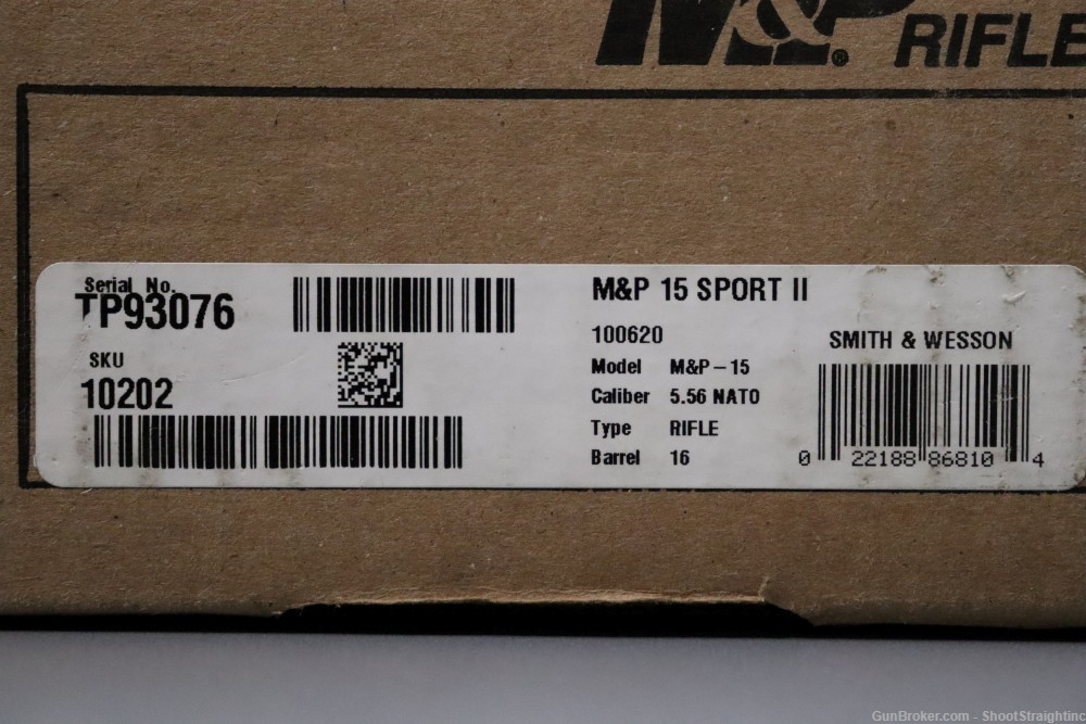 Smith & Wesson M&P15 Sport II 5.56Nato 16" w/Box-img-23