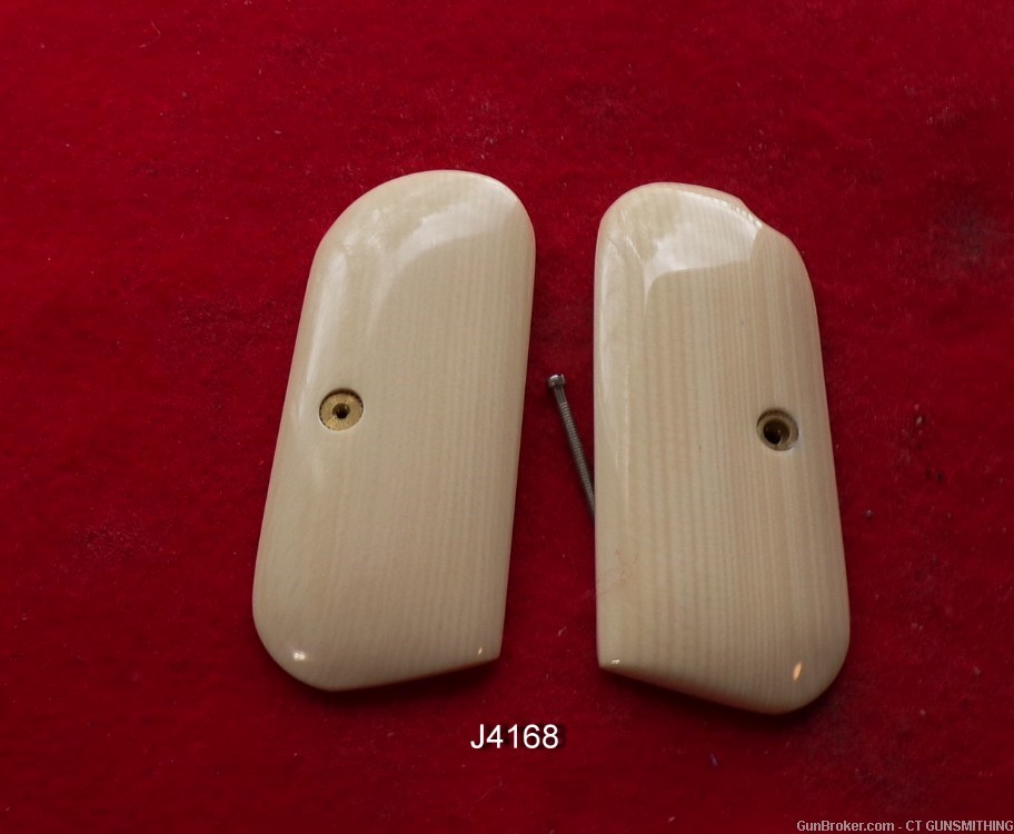 Resin Ivory Grips for Colt 1903/08 Models! nice pair!-img-1