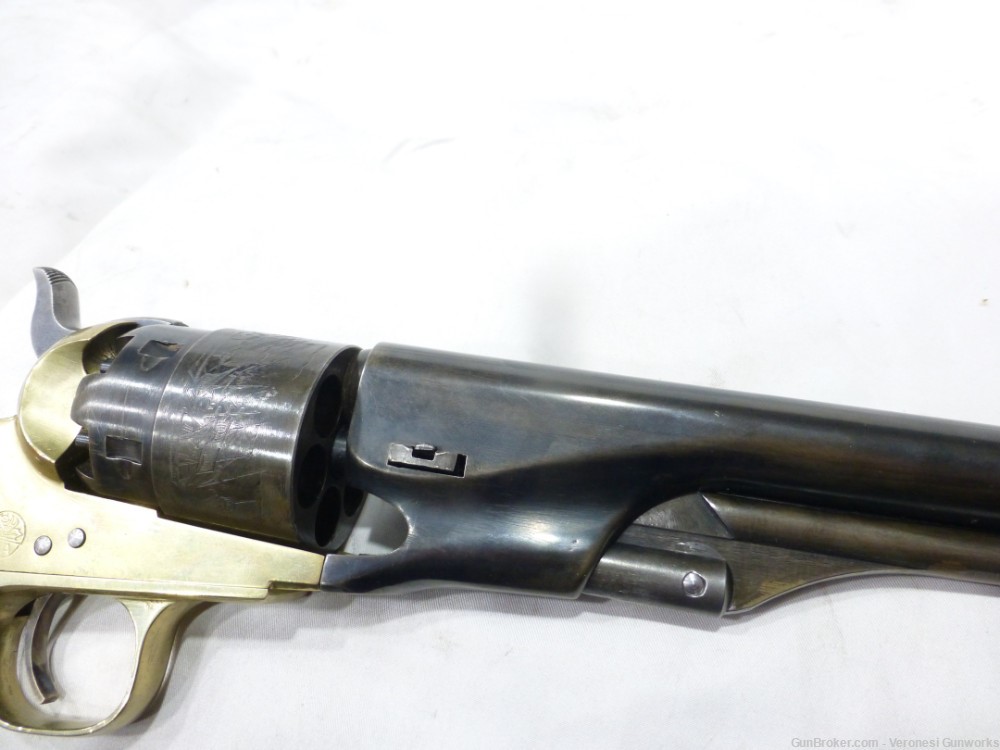 CVA 1861 Colt Navy Black Powder Revolver .44 8" EXCELLENT-img-2