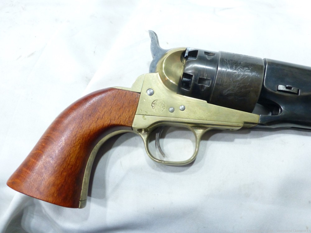 CVA 1861 Colt Navy Black Powder Revolver .44 8" EXCELLENT-img-1