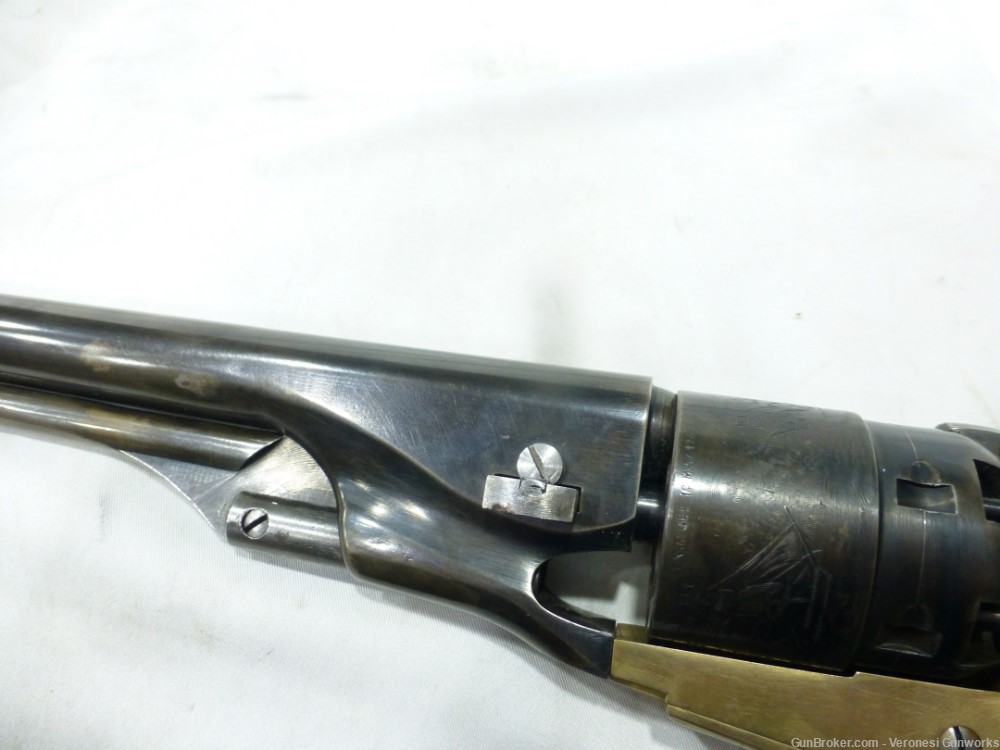 CVA 1861 Colt Navy Black Powder Revolver .44 8" EXCELLENT-img-9
