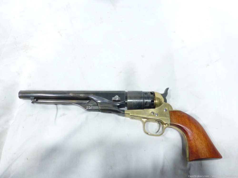 CVA 1861 Colt Navy Black Powder Revolver .44 8" EXCELLENT-img-6