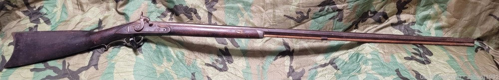 Ohio style percussion muzzleloading fowler/ smooth rifle-img-0