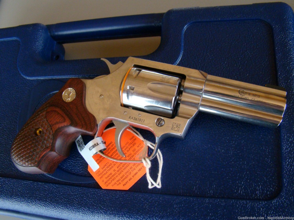 Pair of Colt King Cobra .357 MAG Revolvers 6rd SS Snake TALO Consecutive #-img-9