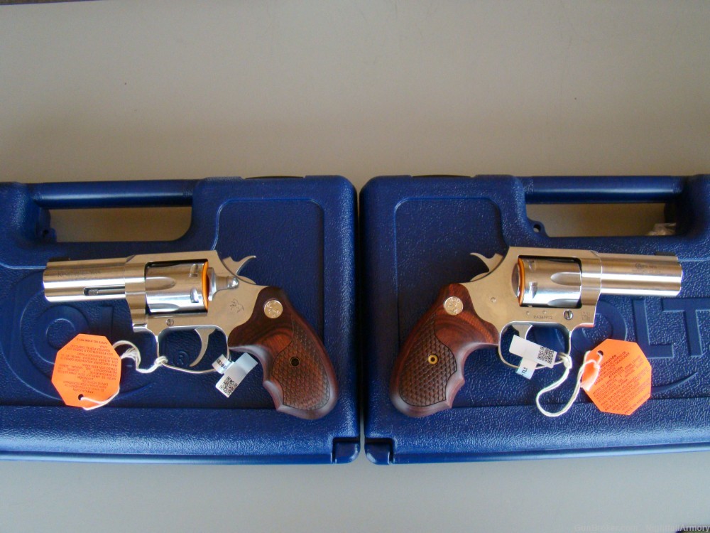 Pair of Colt King Cobra .357 MAG Revolvers 6rd SS Snake TALO Consecutive #-img-14