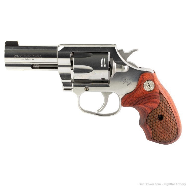 Pair of Colt King Cobra .357 MAG Revolvers 6rd SS Snake TALO Consecutive #-img-1