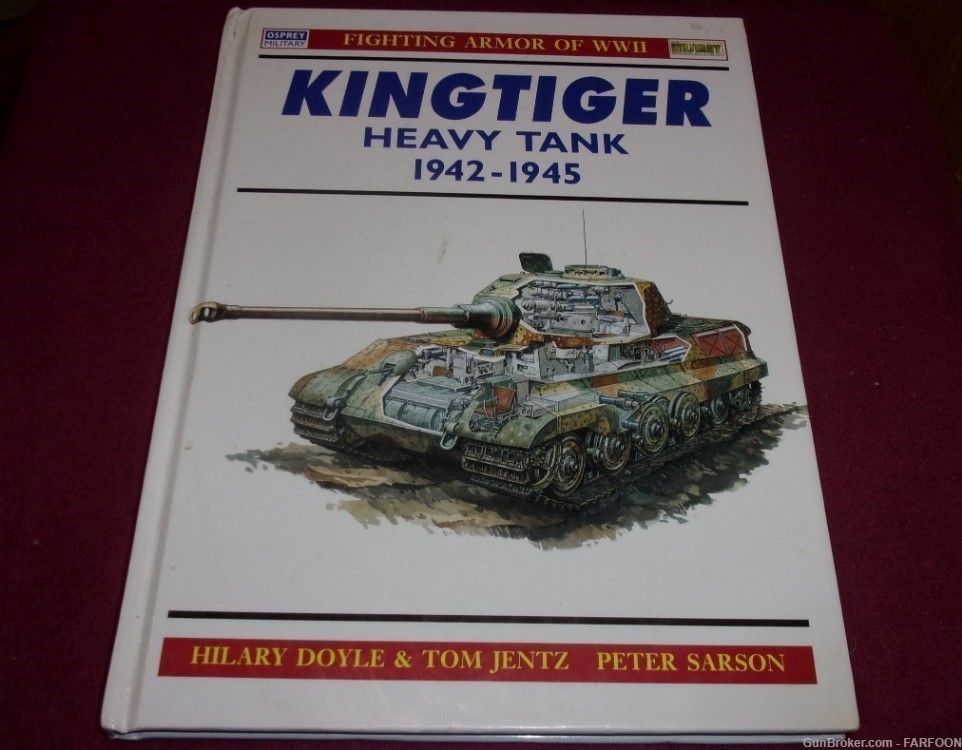 KINGTIGER HEAVY TANK 1942-1945 48 PAGE BOOK (HARDCOVER) & 18"X13" POSTER-img-2