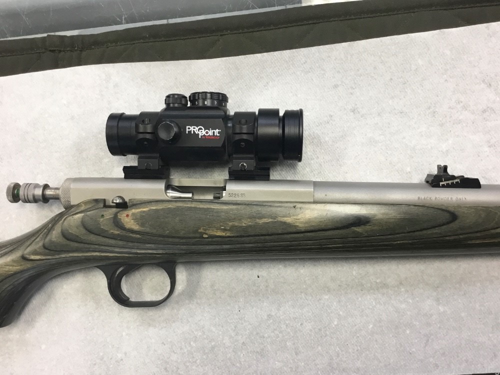 KNIGHT - MK-85 - 54 CAL. -  Exc Cond. MuzzleLoader w/Red Dot Scope-img-5