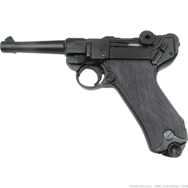 WW1 WW2 German Luger Replica Non Firing Pistol Gun-img-1