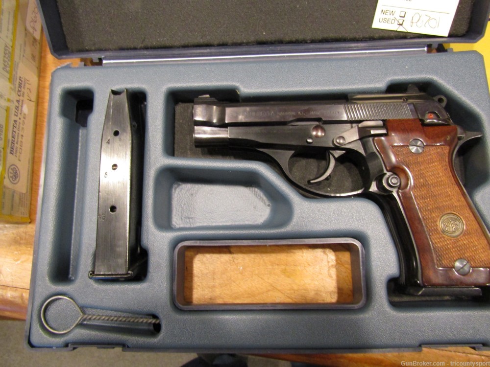 USED Beretta 84BB 380 (ACP) 3.81in Black Semi Automatic Pistol - 13+1 Round-img-2