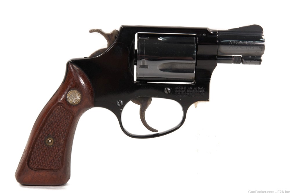 Smith and Wesson 37 Airweight .38spl Chiefs Special, S&W 36, Blued-img-0