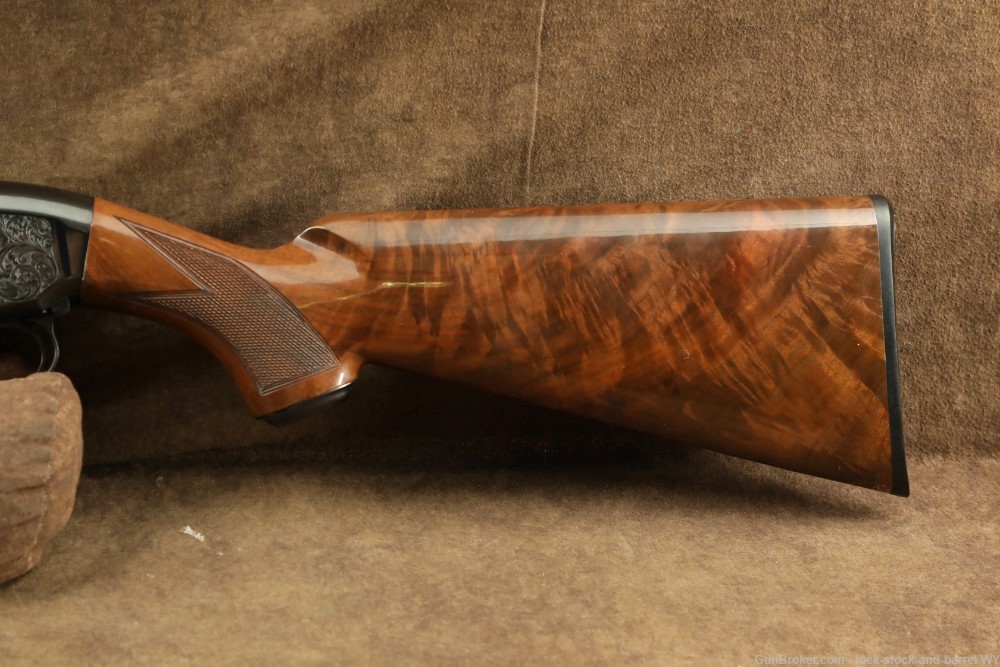1990 Engraved Browning Model 12 28GA 26” Pump Action Shotgun-img-13