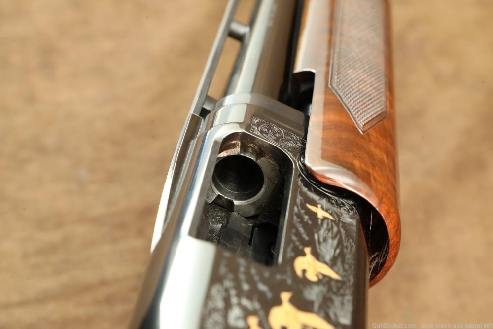 1990 Engraved Browning Model 12 28GA 26” Pump Action Shotgun-img-26