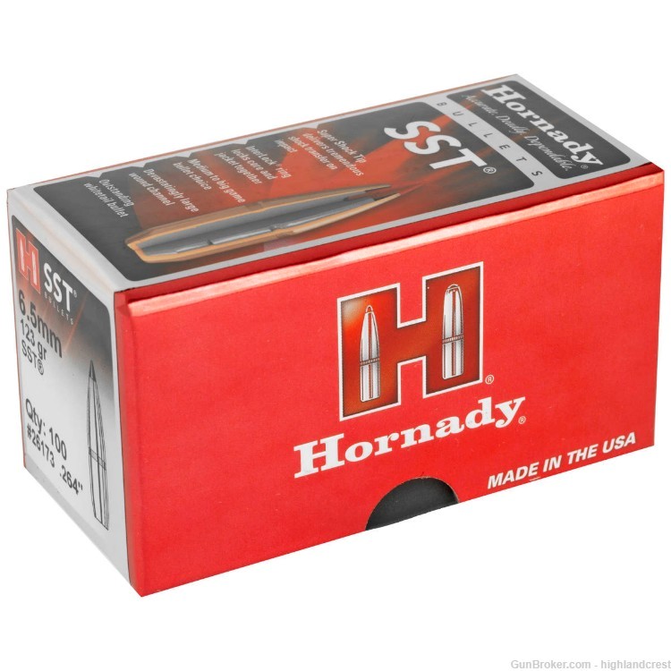 Hornady 26173 SST 6.5mm .264 123 gr Super Shock Tip 100 Per Box-img-2