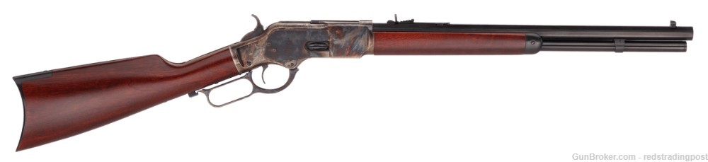 Taylor's & Co Uberti 1873 18" Octagonal Barrel 357 Mag Lever Rifle 550178-img-0