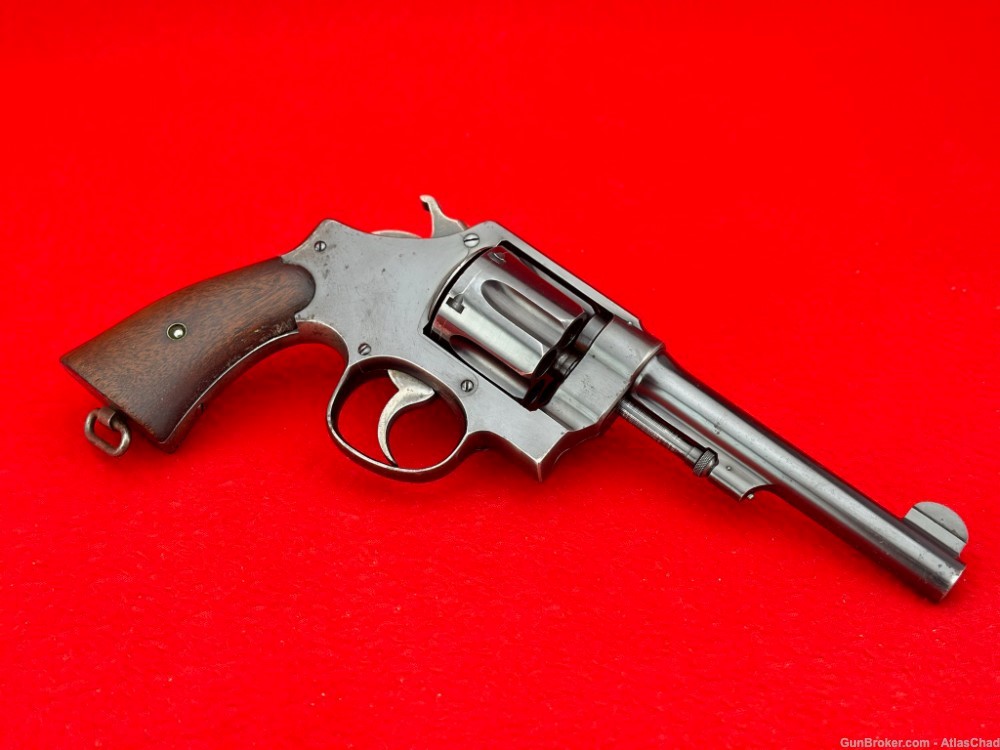 Early 2ND YEAR Smith & Wesson U.S. Model 1917  45ACP 5.5" *ORIGINAL FINISH*-img-5
