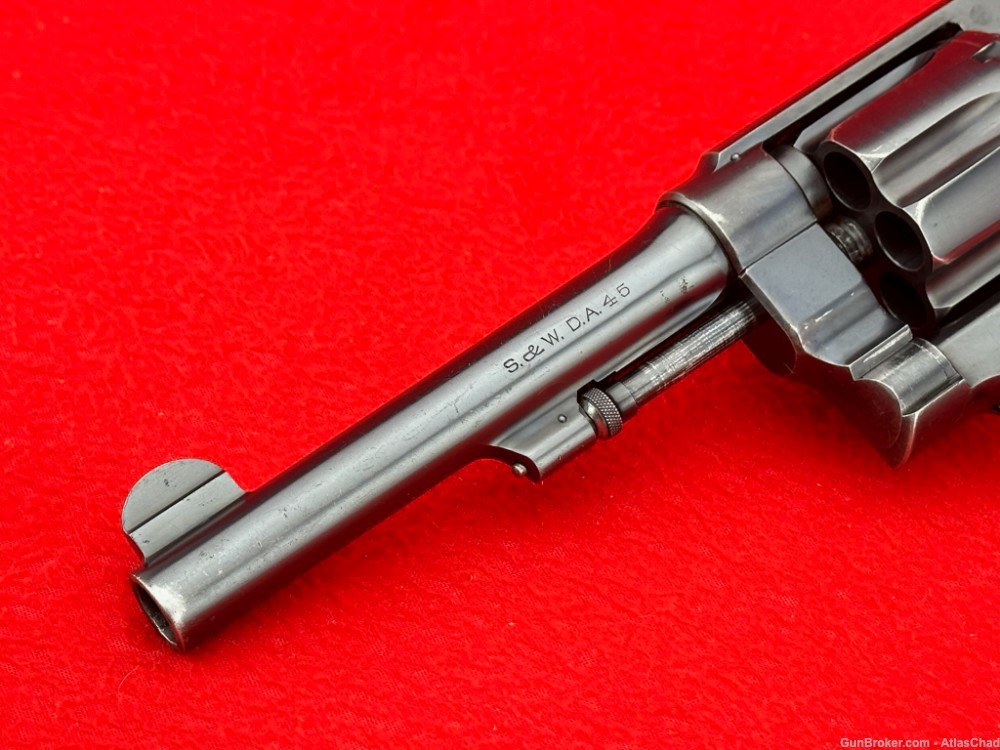 Early 2ND YEAR Smith & Wesson U.S. Model 1917  45ACP 5.5" *ORIGINAL FINISH*-img-2