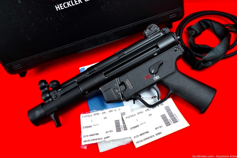 Ultra Rare European Heckler & Koch SP5K 9mm 100% NIB Collector-img-3