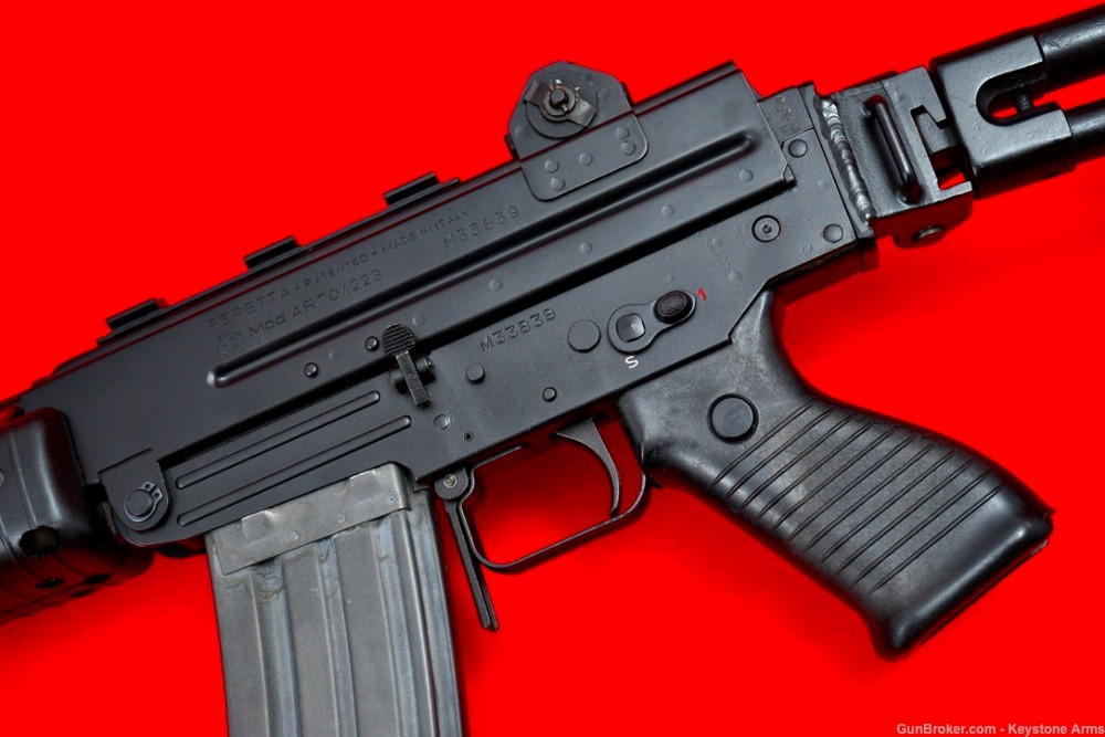 Scarce & Desired Pre-Ban Beretta AR70 5.56 w/ Galil Folding Stock-img-11