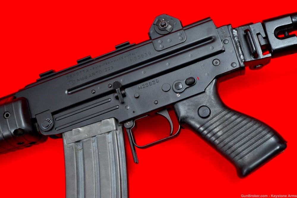 Scarce & Desired Pre-Ban Beretta AR70 5.56 w/ Galil Folding Stock-img-8