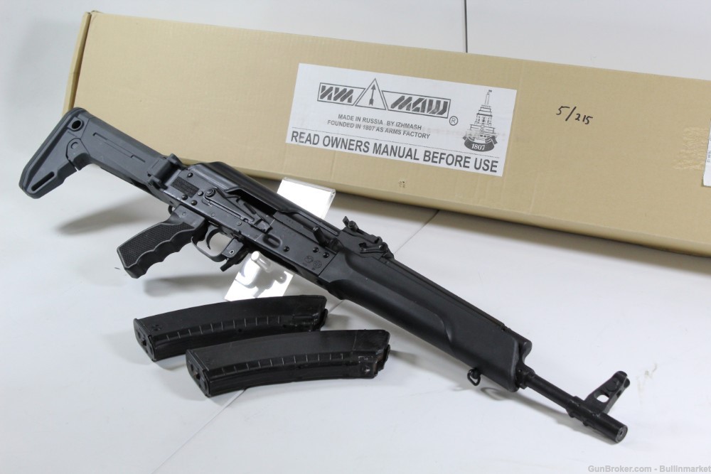 Izhmash Saiga 5.45x39 Russian Semi Auto AK Rifle w/ Box-img-0