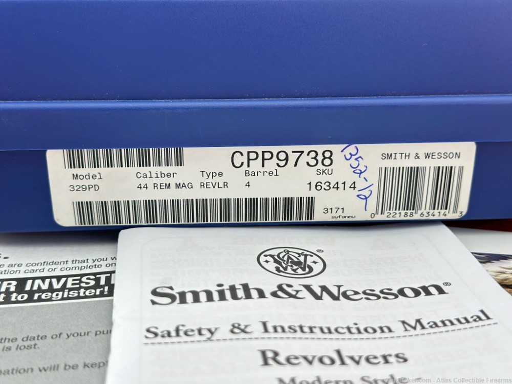 2013 SMITH & WESSON 329PD SCANDIUM AIRLITE 4" 44 MAGNUM - FACTORY TWO-TONE-img-18