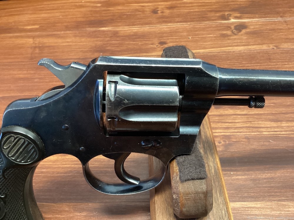 1919 Colt Police Positive .32 S&W Long 5” bbl Bright Bore Good Timing-img-9