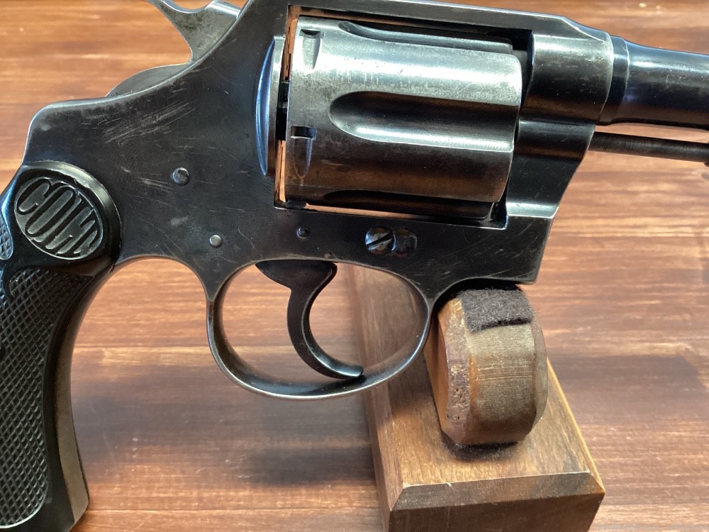 1919 Colt Police Positive .32 S&W Long 5” bbl Bright Bore Good Timing-img-4
