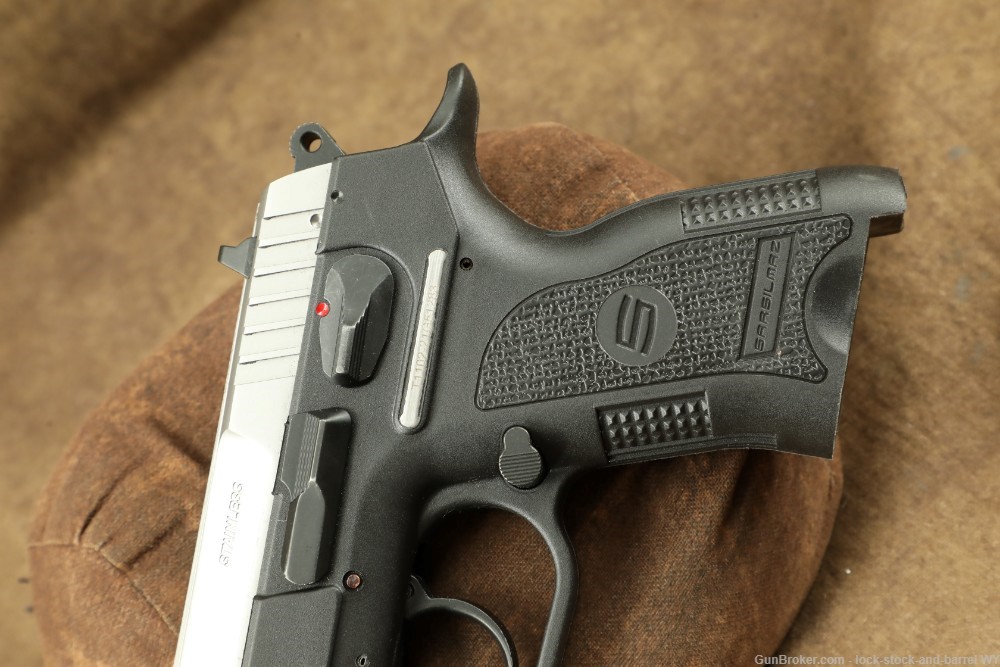 Sarsilmaz Defense B6C 9mm 3.75” Stainless Compact Semi-Auto Pistol-img-7